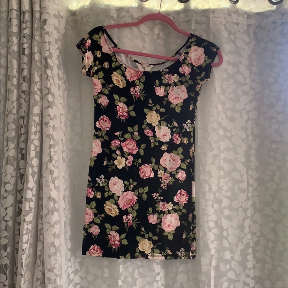 Floral mini dress
